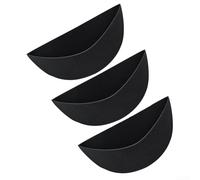 Half Round Felt Wall Hanging Liners 3pcs for Box Style Flower Baskets Fence Plant Holders and Wire Supports (12in)