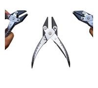 Half Round Flat Nose Parallel Pliers Jewellery Making Wire Bending, Forming Tool