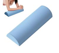 Half Round Foam Ro-ller, with Core Stability Enhancement, 30 * 6.3cm, Muscle Recovery Roller F OAM Stick, High Density Foam Roller, Progressive Relaxation Technology, for Yoga Sit-Up Stretching