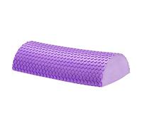 Half Round Foam Roller EVA Back Exercise Shaft Yoga Columns for Deep Tissue Muscle Massage Purple Deep Tissue Massager