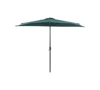Half-Round Garden Parasol 2.7m Green GALATI