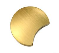 Half Round Metal Chopstick Holders in Gold Moon Design, Practical and Elegant (Gold)