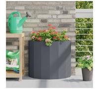 vidaXL Planter Anthracite 60 x 30 x 50 cm Steel