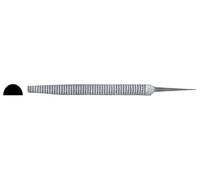Half Round Rasp - Curved Shape Metal Tool - Ideal for Shaping and Smoothing Surfaces in Woodworking and Craft Work.
