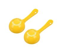 Half Round Rice Spoon Silicone Mold, Yellow Rice Paddle Scoop Mold For Rice Ball Making, Non-stick DIY Rice Scoop Mold, For Home Kitchen Serving Spoon for Rice Sushi Making Rice and Potato Servers