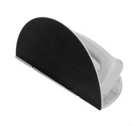 Half Round Sandpaper Sander Right Angle Corner Grinding Tool with 10 Sandpaper Pieces for Drywall Wall Cleaning Polishing PC Construction White 11x22x11CM(180 mesh)