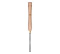 Half Round Turning Tool, High Speed Steel Woodturning Chisel with Beech Handle, Lathe Carving Tool for Woodworking, Precision Ground Blade with Protective Cover for Safe Storage