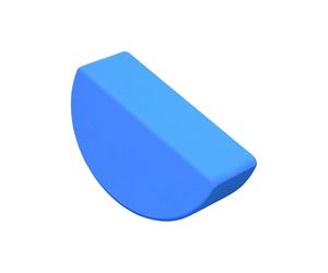 Half Round Yoga Blocks, Core Strengthening Support, 24.5x12.5x7.6cm, Yoga Blocks, Travel Friendly Pilates Practice, Enhanced Movement Skills, For Balance Stretching Stability Fitness Training Physical