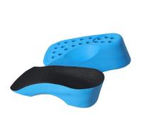 Half Shoe Lift Insoles 4cm Height Increase Shock Absorbing Pads | PU and Cloth Construction, Heel Support, Reduced Slipping, for Men's Shoes, Sneakers, Work or Photo Shoots