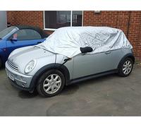 Half Size Car Cover fits BMW Mini One, Cooper, Cooper S (Gen 1 & 2) Convertible R52, R57 2005-2016
