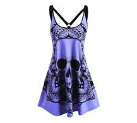Half Sleeve Tops Women 3/4 Sleeve Blouses for Women Wedding Gifts Crew Summer Women's Sleeveless Print Tank Dress Fashion Ladies Casual Backless Gothic Dress Tank Tops Amazon Outlet Clearance UK