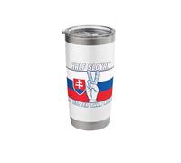 Half Slovak is Better Than None Slovakia Stainless Steel Insulated Tumbler