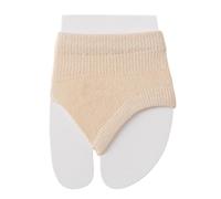 Half Socks Sandal Half Socks for Women | Women Cotton Open Toe Socks - Cotton Half Socks with Single Toe Design for Shopping, Beach, Resort, Skin Color, L