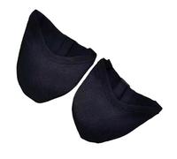 Half Sole Dance Shoes 1/2/5/10 Pairs Art Sports Gymnastics Shoes Dance Half-Shoes Tip Half Sole Belly(2 Pairs Black,S 34-35)