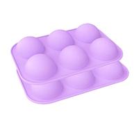 Half Sphere Silicone Mould Large 6-Cavity, 2 Packs Chocolate Ball Mould Baking Mold, Silicone Mould for Making Cake, Jelly, Dome