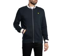 Half Tipped Jersey Bomber Jacket Dark Navy S
