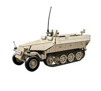 Half-track Armored Vehicle Model Building Set, 714 Pieces Blocks Kit | Sd.Kfz.251 model, half-track, armored, vehicle, military, replica, assemble, modular, scale, wwii, troop, carrier