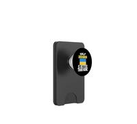 Half Ukrainian Is Better Than None Funny Ukraine Quote PopSockets PopWallet for MagSafe