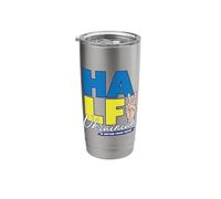Half Ukrainian is Better Than None Ukraine Stainless Steel Insulated Tumbler