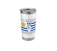 Half Uruguayan is Better Than None Uruguay Stainless Steel Insulated Tumbler