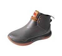 Half Wellies for Women Waterproof Womens Boots Garden Shoes Report Rain Booties Couple Rain Shoes Outside Wear Versatile Water Thick Bottom Comfortable Non Slip Womens Original Short Boot Insulated Bo
