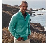 Half Zip Cashmere Jumper lands end Green L
