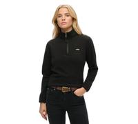 Superdry Womens Polar Fleece Half Zip Fleece - Black - 10