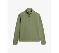 Superdry Polar Fleece Half Zip Sweatshirt Green S Woman