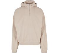 Half-zip fleece hoodie Urban Classics Oversize Beige S