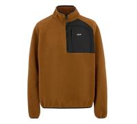 Regatta Mens Frankie Borg Half Zip Fleece Plush Stretch Warm Winter Layer Top