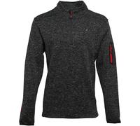 Half zip fleece sweatshirt Peak Mountain Cypar Noir 2XL