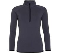 Half Zip Girlie Sweat Top AWDis Cool Charcoal 12