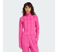 Half-Zip Graphic Football Long-Sleeve Top