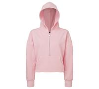 Half Zip Hoodie TriDri Light Pink 10-12