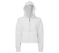 Half Zip Hoodie TriDri White 10-12