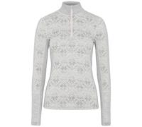 Half-zip long sleeve base layer for women Kari Traa Anna Gris XL
