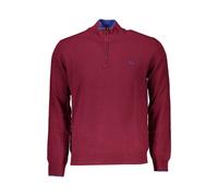 Half-Zip Profile Turtleneck, male, Harmont & Blaine, Turtlenecks, Red, 2XL, Knitwear 2XL