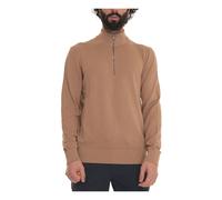 Half Zip Pullover - male - Boss - Turtlenecks - Beige - M - Knitwear M