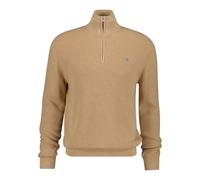Half zip sweatshirt Gant Marino Ribbed Beige XL