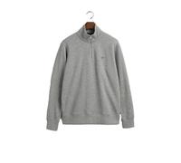 GANT Mens Half Zip Sweatshirt - Grey 093 - M