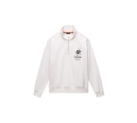 Half-zip sweatshirt in French terry Napapijri Sol Blanc XS