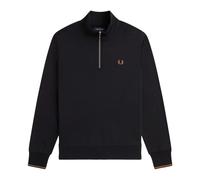 Half Zip Sweatshirt - male - Fred Perry - Sweatshirts - Black - M - Sweatshirts & Hoodies M