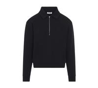 Half-Zip Sweatshirt - male - Jil Sander - Sweatshirts - Black - M - Sweatshirts & Hoodies M
