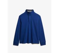 Half zip sweatshirt Superdry Cotton Classics Jersey Henley Bleu S