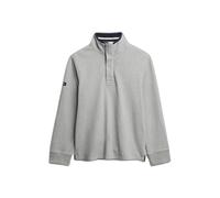 Half zip sweatshirt Superdry Cotton Classics Jersey Henley Gris M