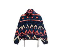 Half zip sweatshirt woman Superdry Super Soft Bleu L