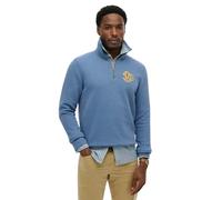 Superdry Neon Half Zip Sweater Blue S Men