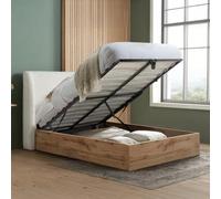 Halfden White Ottoman Storage Bed - Sizes Available