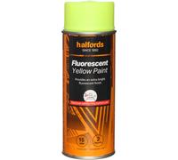 Halfords Fluorescent Paint Yellow 400 ml