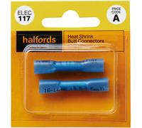 Halfords Heat Shrink Butt Connectors 15 Amp (ELEC117)